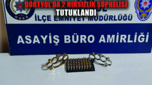 Hırsızlık şüphelisi 2 şahıs tutuklandı