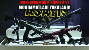 İskenderun’da 9 şüpheli yakalandı