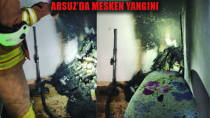 Hatay’da mesken yangını çıktı