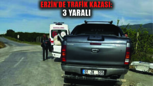 Hatay’da trafik kazası: 3 yaralı