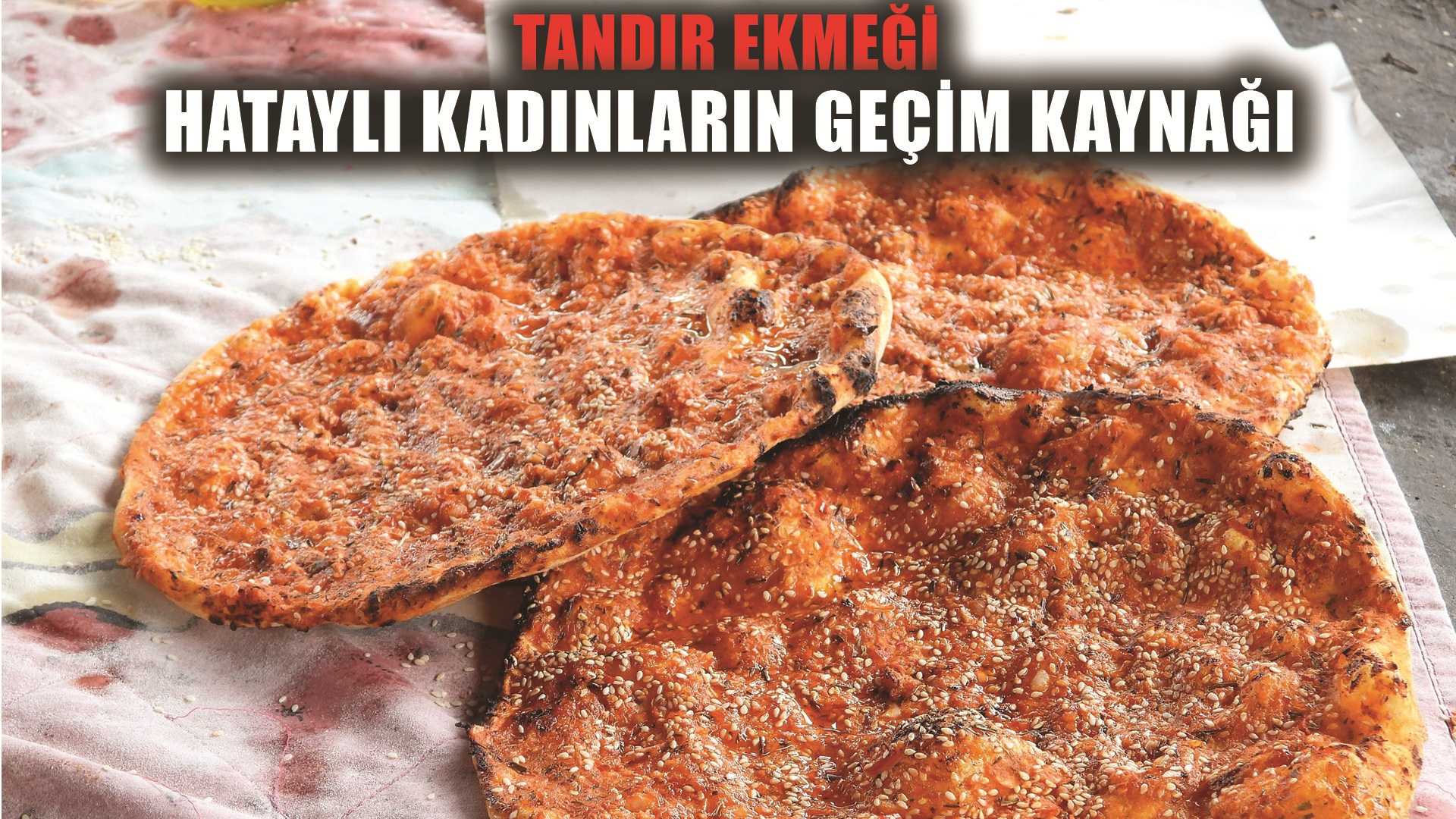 Çamurdan gelen lezzet “tandır ekmeği” Hataylı kadınların geçim kaynağı