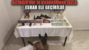 Hatay’da 10 kilo 100 gram esrar ele geçirildi