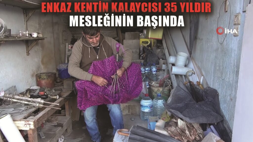 Enkaz çarşısının kalaycısı, 35 yıldır çekiç sallayarak ekmek parasını kazanıyor