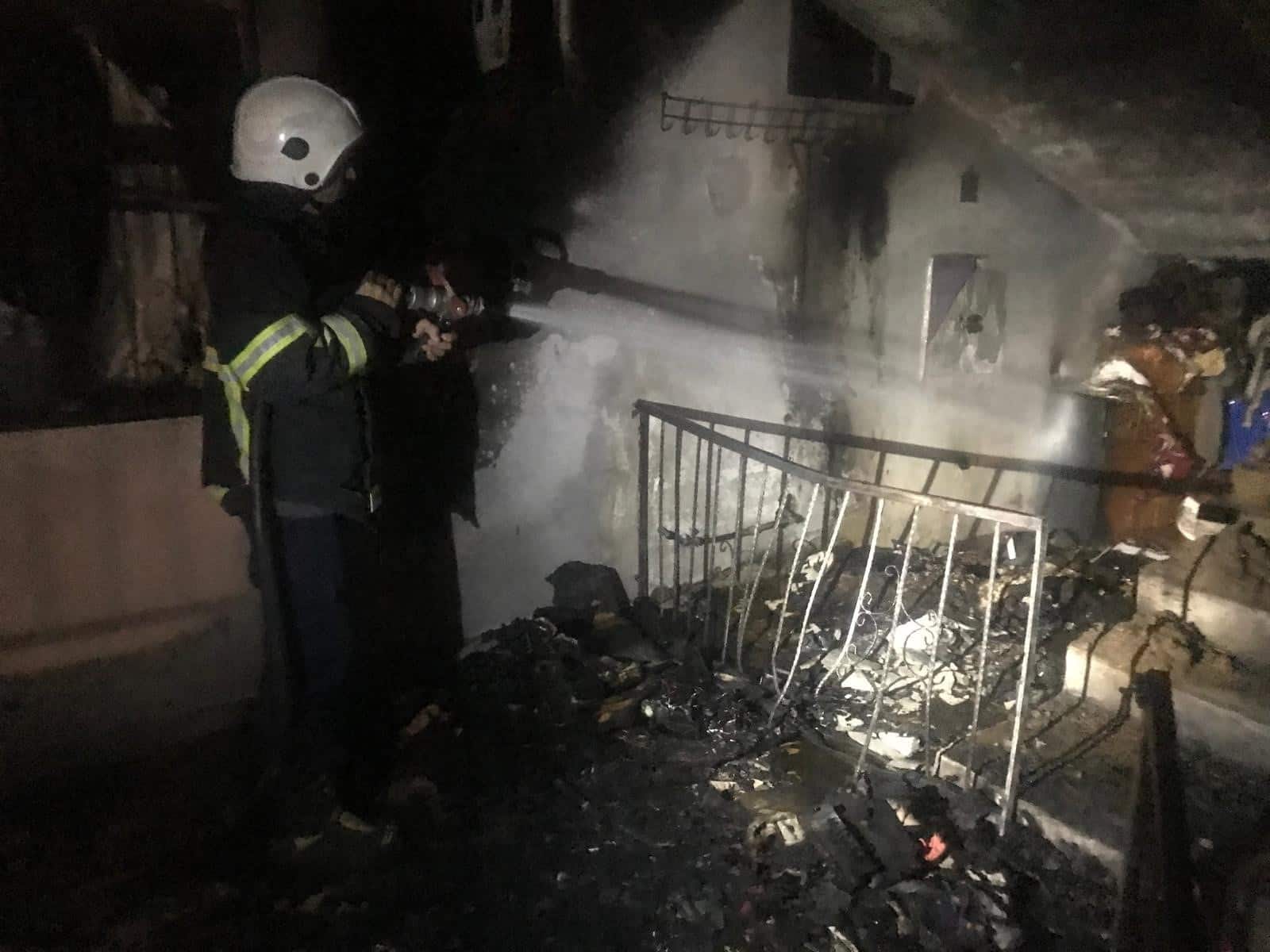 HASSA'DA ÇIKAN EV YANGINI SÖNDÜRÜLDÜ