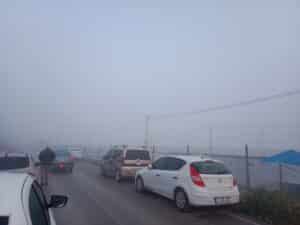 ANTAKYA'DA SİS ETKİLİ OLDU